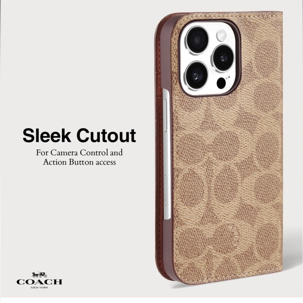 COACH iPhone 16 Folio Case - Picture 9 of 9